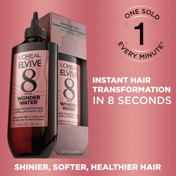 L'Oreal Paris Elvive Wonder Water Hair Transforming Lamellar Rinse Out; 6.8 fl oz EasyOptionXY LLC