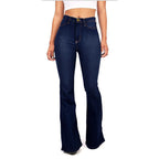Jeans For Women Plus Size Long Denim Pants Slim Bell Bottom Denim Trousers Skinny Jeans Women'S Denim Pants - SJB-DIAMOND ELITES