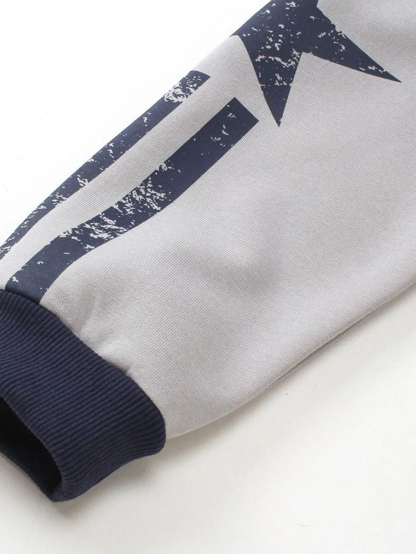 Men's Contrast Drawstring Zip-Up Hoodie