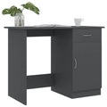 vidaXL Desk Grey 100x50x76 cm Engineered Wood - SJB-DIAMOND ELITES