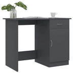 vidaXL Desk Grey 100x50x76 cm Engineered Wood - SJB-DIAMOND ELITES
