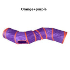 2/3/4/5 Holes Pet Cat Tunnel Toys Foldable Pet Cat Kitty Training Interactive Fun Toy For Cats Rabbit Animal Play Tunnel Tube For Cats Tunnels for Indoor Cats Cat Tube Collapsible 3 Way Pet Tunnel Great Toy for Cats Stevvex