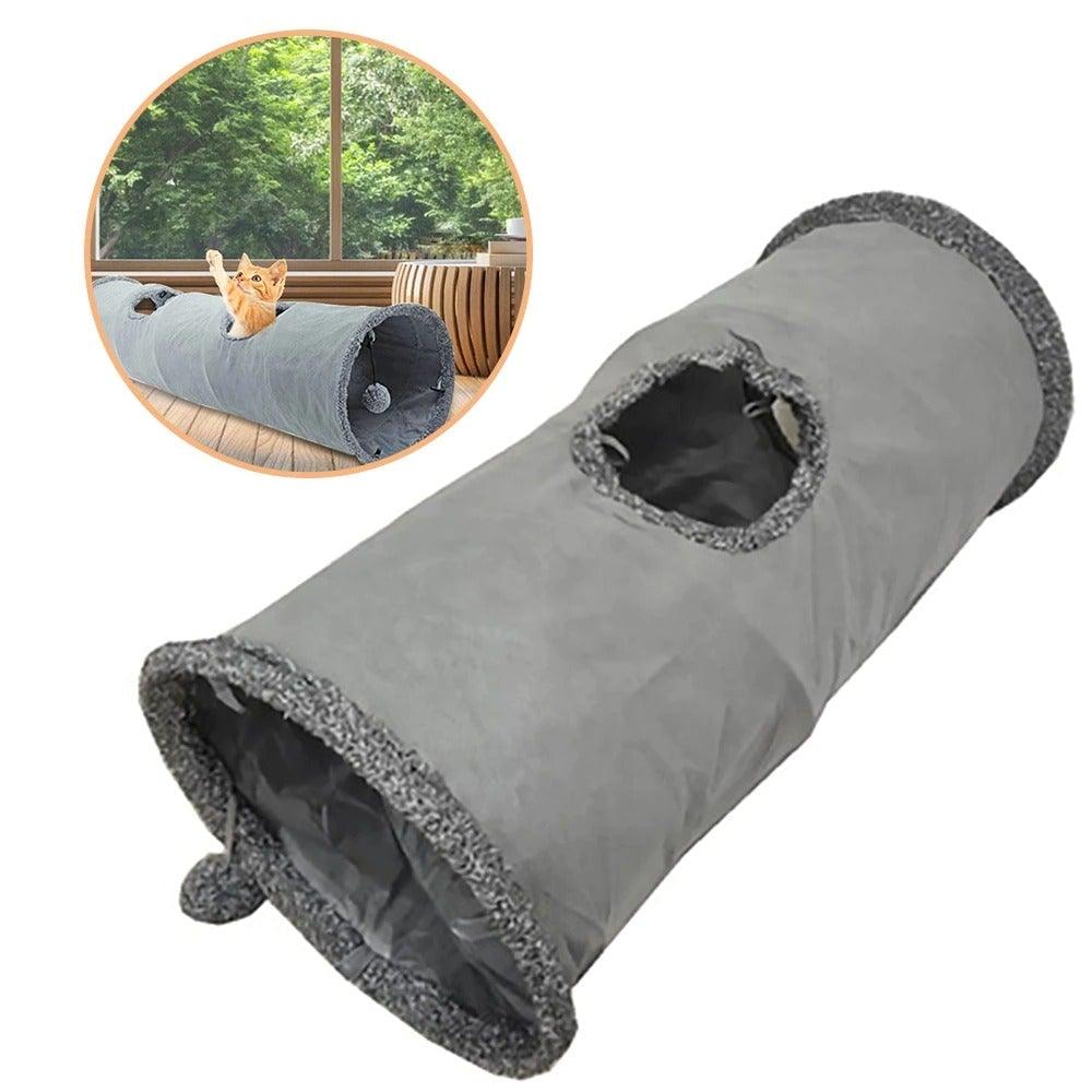 2/3/4/5 Holes Pet Cat Tunnel Toys Foldable Pet Cat Kitty Training Interactive Fun Toy For Cats Rabbit Animal Play Tunnel Tube For Cats Tunnels for Indoor Cats Cat Tube Collapsible 3 Way Pet Tunnel Great Toy for Cats Stevvex