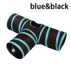 2/3/4/5 Holes Pet Cat Tunnel Toys Foldable Pet Cat Kitty Training Interactive Fun Toy For Cats Rabbit Animal Play Tunnel Tube For Cats Tunnels for Indoor Cats Cat Tube Collapsible 3 Way Pet Tunnel Great Toy for Cats Stevvex