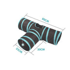 2/3/4/5 Holes Pet Cat Tunnel Toys Foldable Pet Cat Kitty Training Interactive Fun Toy For Cats Rabbit Animal Play Tunnel Tube For Cats Tunnels for Indoor Cats Cat Tube Collapsible 3 Way Pet Tunnel Great Toy for Cats Stevvex