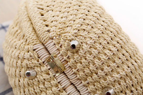 Rattan handbag Pi-Mart
