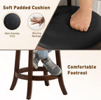 Ergonomic Swivel Bar Stools Set of Two Lootquake LLC