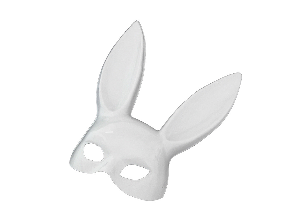 Fashion Black Rabbit Ear Half Face Mask Pi-Mart