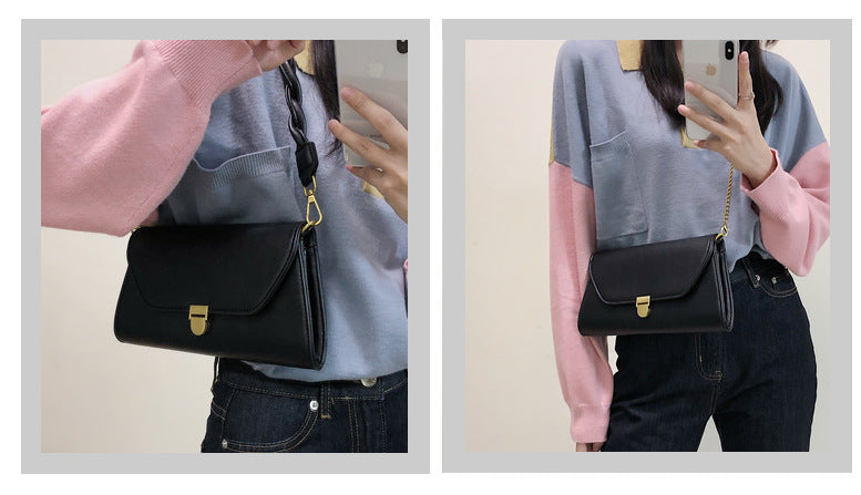 Design hobo shoulder bag female, retro shoulder bag small, crossbody versatile chain small square bag - SJB-DIAMOND ELITES