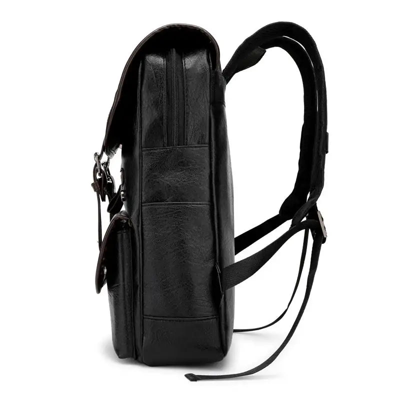 New PU waterproof backpack student computer bag Lootquake LLC