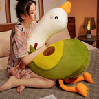 Cartoon Fruit Banana Avocado Big White Goose Doll Toy Pi-Mart