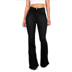 Jeans For Women Plus Size Long Denim Pants Slim Bell Bottom Denim Trousers Skinny Jeans Women'S Denim Pants - SJB-DIAMOND ELITES