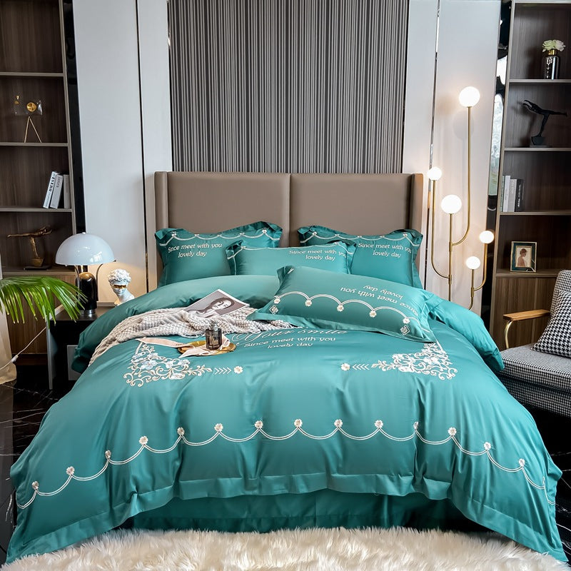 Four-piece Cotton Bedding Embroidery Kit Pi-Mart