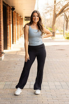 The Rachel Relaxed Fit Black Leggings