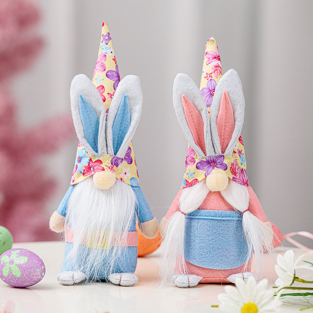 Creative Easter Decoration Standing Posture Bead Caps Doll Ornaments Pi-Mart