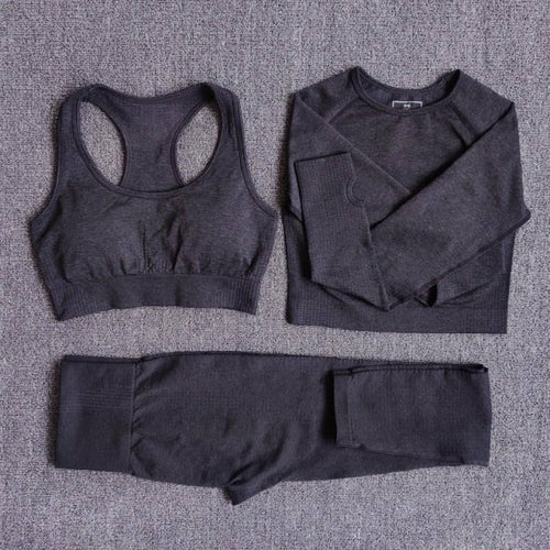 FlexFit Seamless Women’s Yoga Set: Comfort & Style - SJB-DIAMOND ELITES