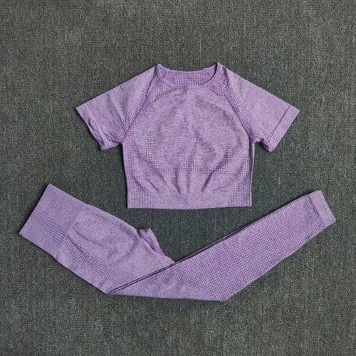FlexFit Seamless Women’s Yoga Set: Comfort & Style - SJB-DIAMOND ELITES