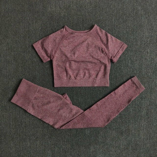 FlexFit Seamless Women’s Yoga Set: Comfort & Style - SJB-DIAMOND ELITES