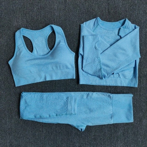 FlexFit Seamless Women’s Yoga Set: Comfort & Style - SJB-DIAMOND ELITES