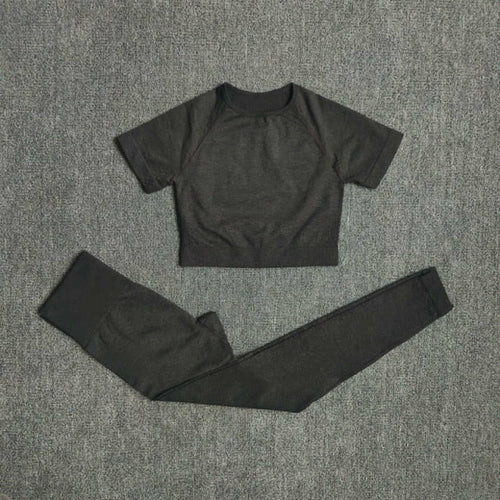 FlexFit Seamless Women’s Yoga Set: Comfort & Style - SJB-DIAMOND ELITES