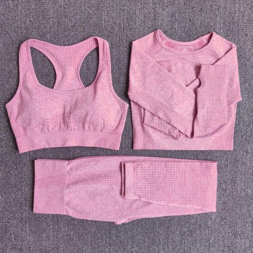 FlexFit Seamless Women’s Yoga Set: Comfort & Style - SJB-DIAMOND ELITES