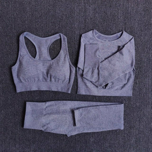 FlexFit Seamless Women’s Yoga Set: Comfort & Style - SJB-DIAMOND ELITES