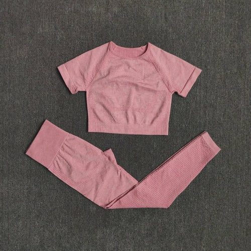 FlexFit Seamless Women’s Yoga Set: Comfort & Style - SJB-DIAMOND ELITES