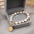 Freshwater Pearl Bracelet Female 14k Real Gold Pi-Mart