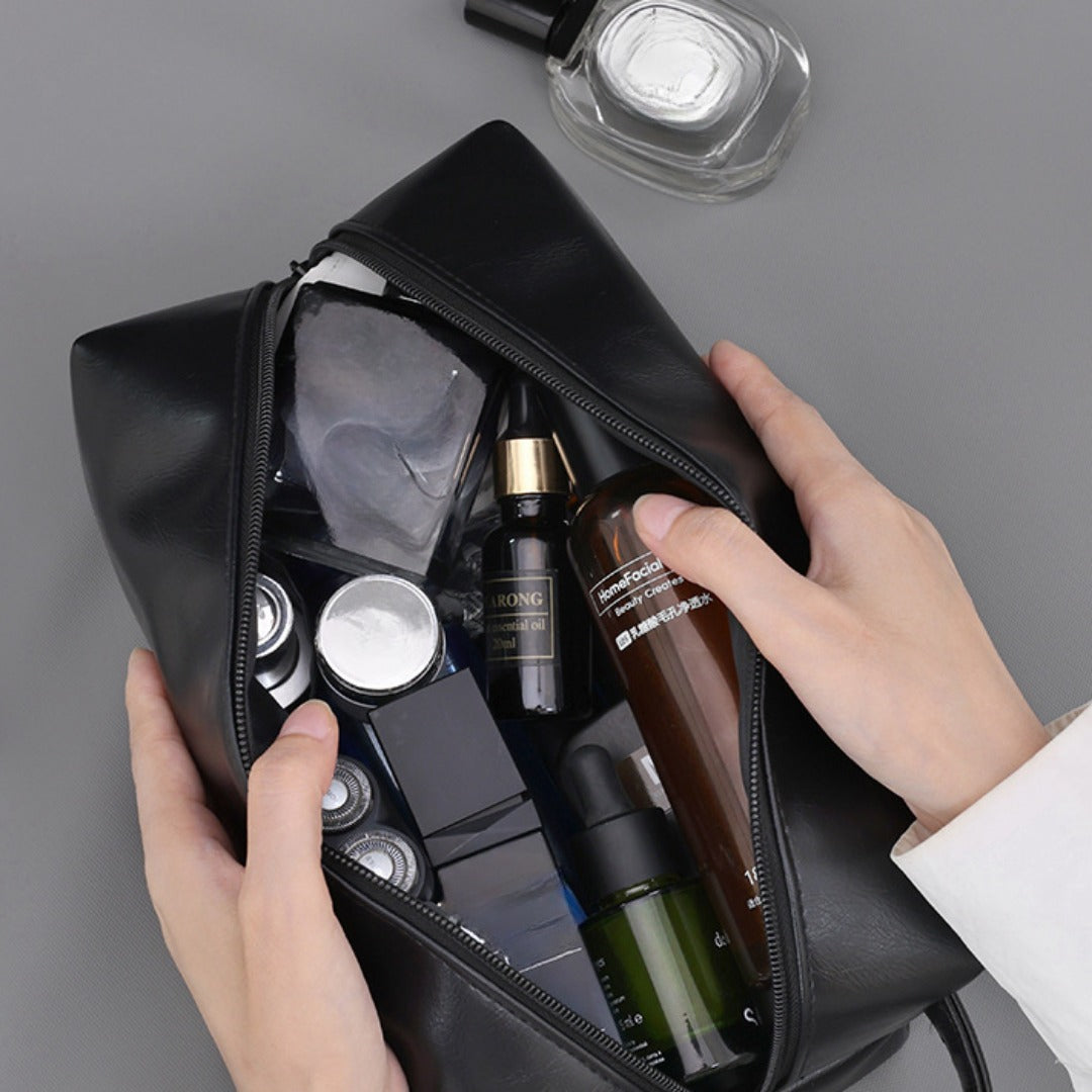 Travel Portable Men's Wash Bag – Business Travel Wash Kit Storage Bag, Toiletry Bag for Men | Compact & Stylish Design for On-the-Go Convenience - SJB-DIAMOND ELITES