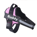 Personalized Dog Harness NO PULL Reflective Breathable Adjustable Pet Harness Vest For Small Large Dog Custom Patch Pet Supplies Pi-Mart
