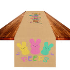 Easter Table Flag Linen Strong Durable Tablecloth Oil And Stain Proof Pi-Mart