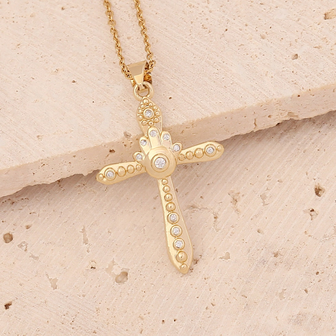 Gold Plated Pendant Necklace Pi-Mart