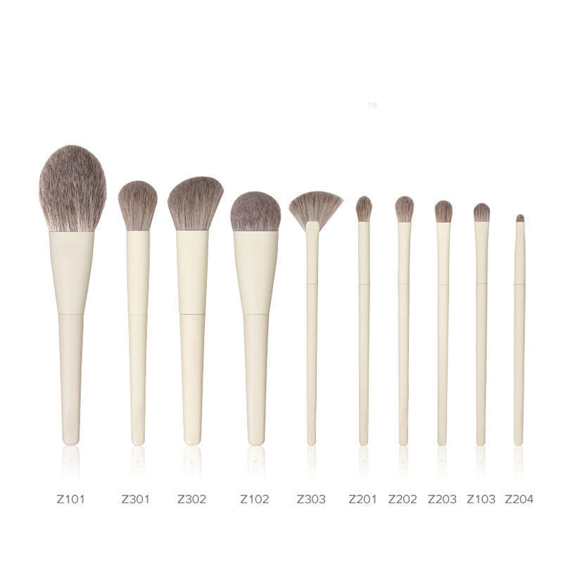 Mixed Hair Makeup Set Brush Foundation Cover Pi-Mart