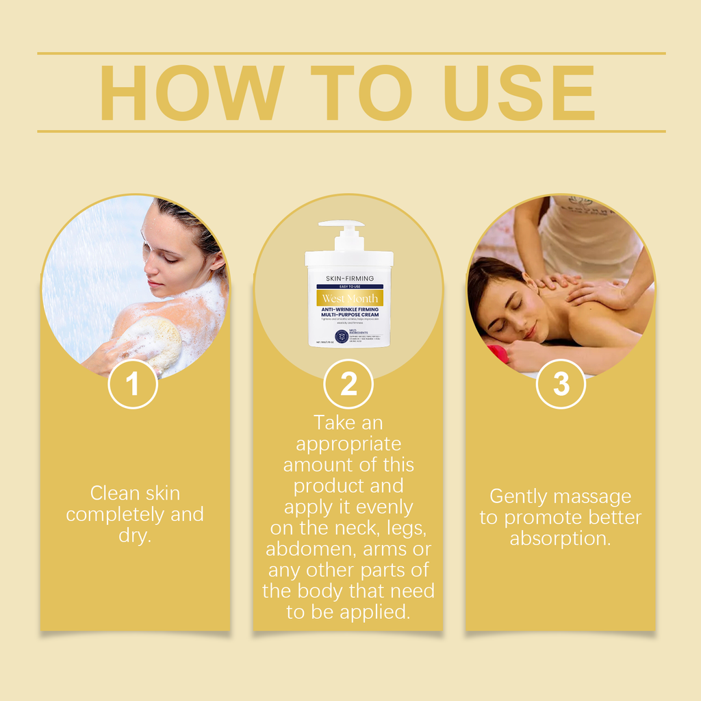 West&Month Skin Care Cream, Moisturizing Body Cream Moisturizing Skin Care Cream Lootquake LLC