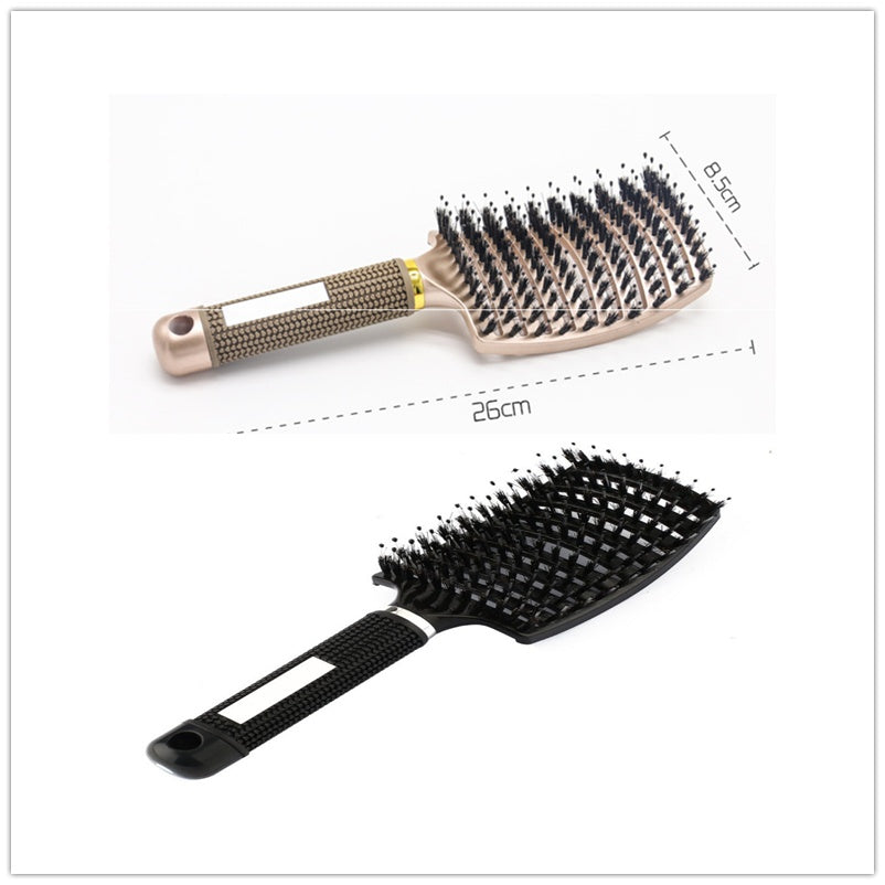 Hairbrush Anti Klit Brushy Haarborstel Women Detangler Hair Brush Bristle Nylon Scalp Massage  Teaser Hair Brush Comb Pi-Mart