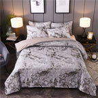 Home textile marbled black and white duvet cover bedding Pi-Mart