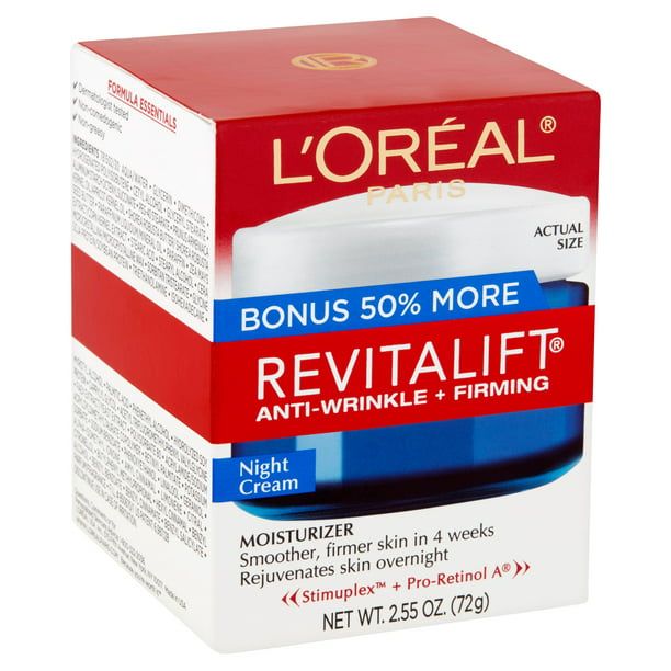 L'Oreal Paris Revitalift Night Cream Anti Wrinkle and Firming, 2.55 fl oz - SJB-DIAMOND ELITES