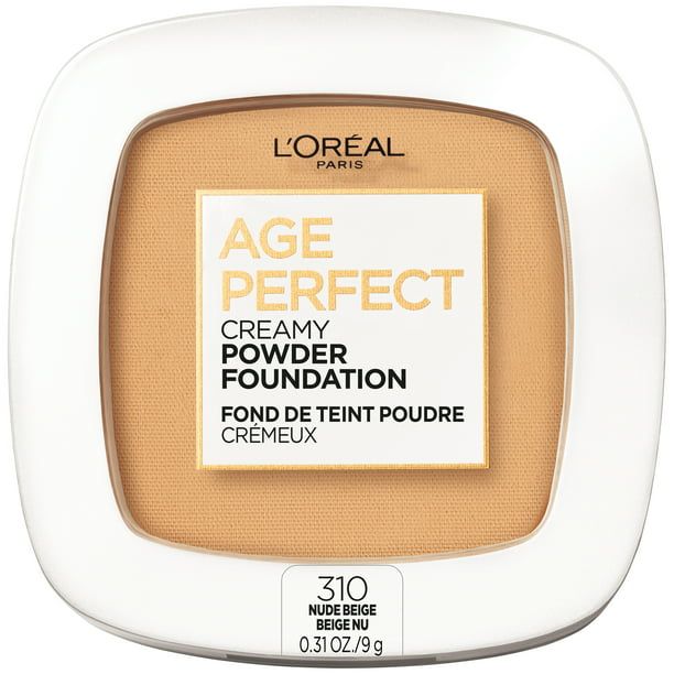 L'Oreal Paris Age Perfect Serum Creamy Foundation Makeup, 310 Nude Beige, 0.31 fl oz - SJB-DIAMOND ELITES