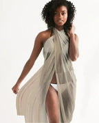 Sheer Beige Swimsuit Cover Up