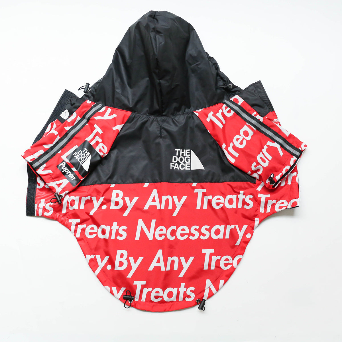 Windproof And Rainproof Dog Clothes Large Dog Raincoat Dog Pet Shell Jacket Pi-Mart