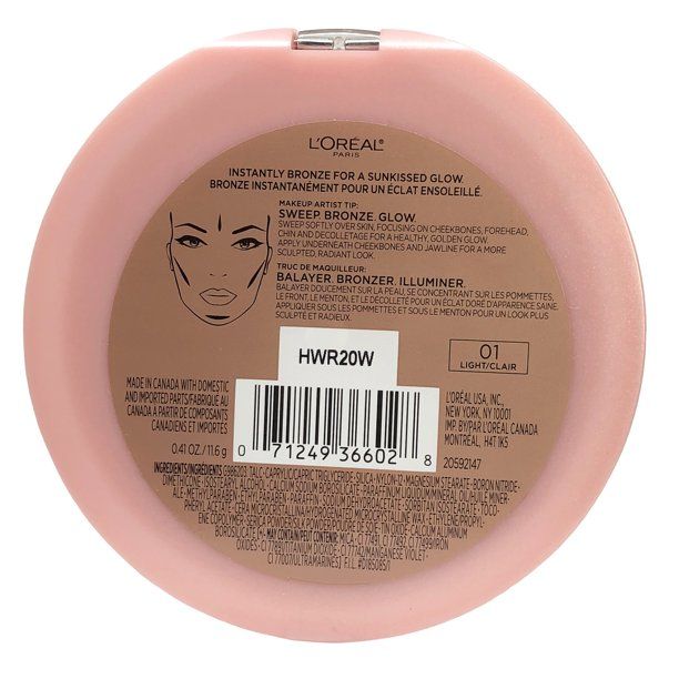 L'Oreal Paris True Match Lumi Bronze It, Light, 0.41 fl oz EasyOptionXY LLC