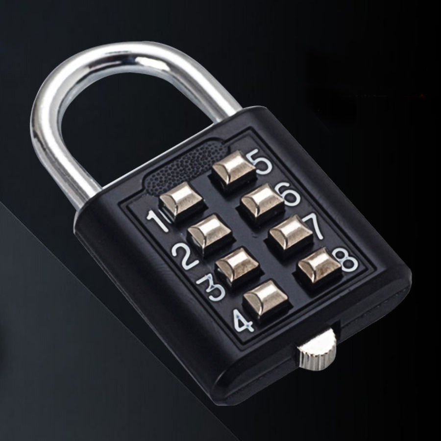Mechanical 8-digit Key Lock Password Lock Padlock Pi-Mart