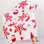 1pc Christmas Plush Bed Blanket, Soft Comfortable Blanket For Sofa Office Bed Camping Travelling Christmas Gift Lootquake LLC