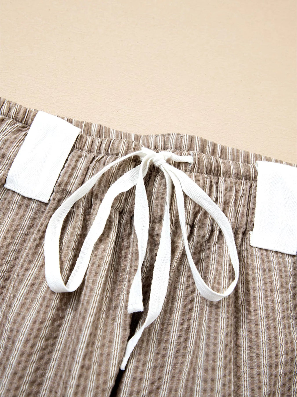 StripeFlex Cargo Joggers: Comfy, Pocketed, Easy-Care THRIXINE