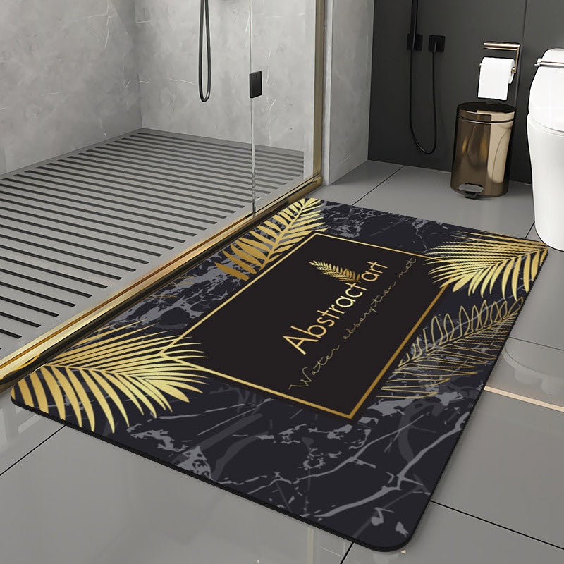 Soft Diatom Mud Bathroom Absorbent Mat Anti Slip Pi-Mart