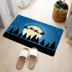 Christmas Floor Mat Bedroom Bathroom Home Absorbent Non-slip Pi-Mart