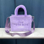 All-matching Fashion Plush Tote Handbag Women's Handbag Pi-Mart