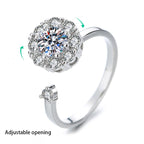 Rotating Four-Leaf Ring - SJB-DIAMOND ELITES