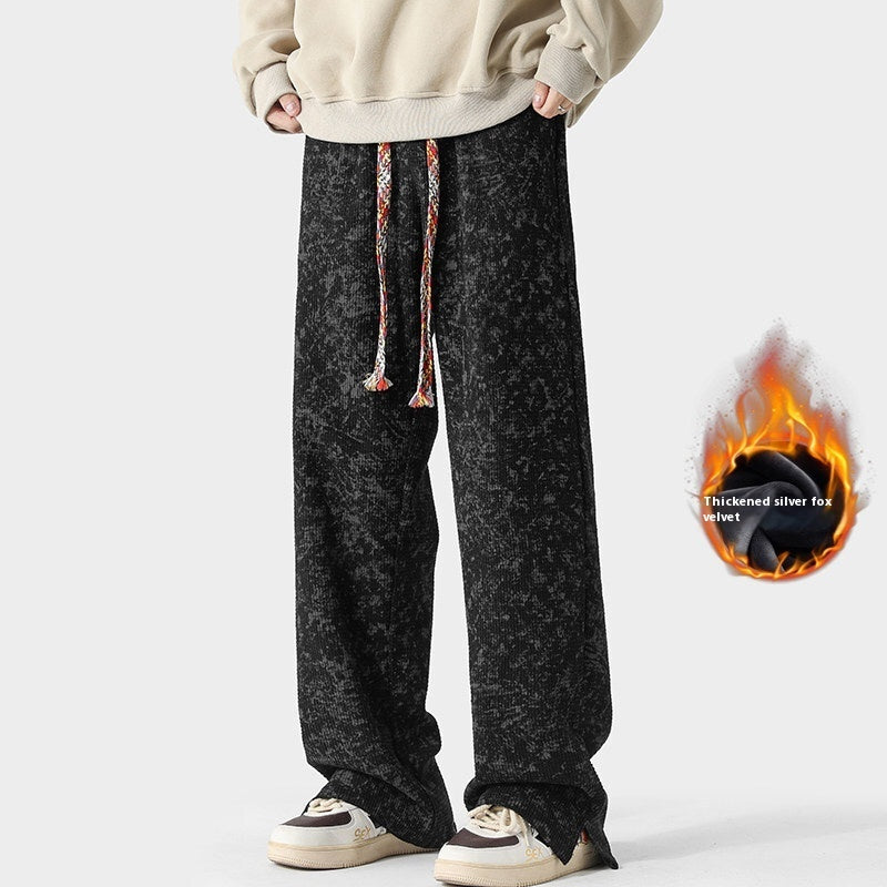 Straight Loose Pu Shuai Casual Long Pants Lootquake LLC