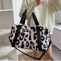Women Travel Duffel Bag Cow Pattern Handbag Fitness Sports Shoulder Bags Pi-Mart